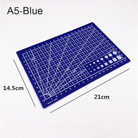 Skæremåtte Skærebræt A5-BLÅ A5-BLÅ