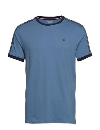 Rn Tee Ss T-shirts Short-sleeved Blå Tommy Hilfiger