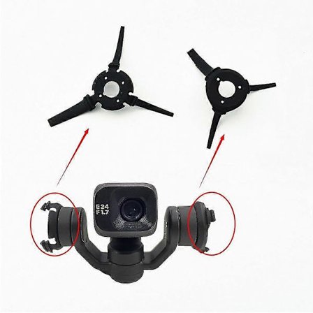 1 par för DJI Mini 3/Mini 3 PRO drönare gimbal kamera gummi stötdämpare tillbehör (FMY)