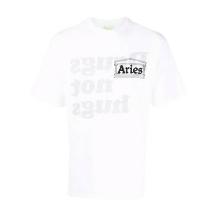 Aries Ssar60003 T-shirt vit, Herr, Herr, Storlek: S
