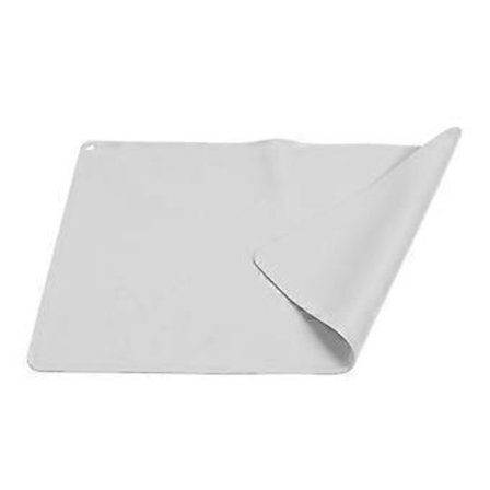 Vanntett Sklisikker Bordbrikke Silikon Varmeisolasjonspute Barnebordmatte for Kjøkkenbruk (Grå)