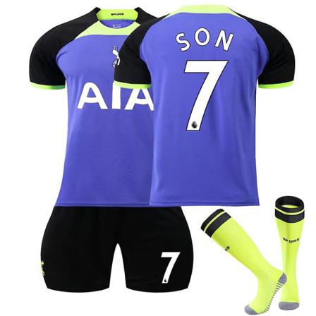 Ny Säsong 22-23 Hotspur Away Fotbollströja Son 7 Kids 18(100-110cm)