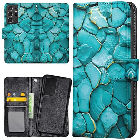 Samsung Galaxy S21 Ultra - Lommebok Deksel Stones