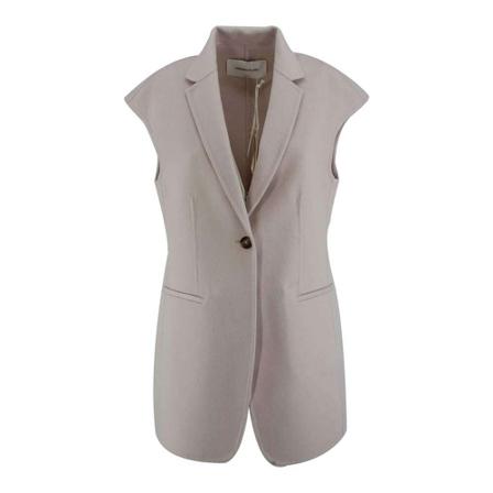 Fabiana Filippi Capes beige, Dam Capes och Ponchos, Dam, Storlek: L