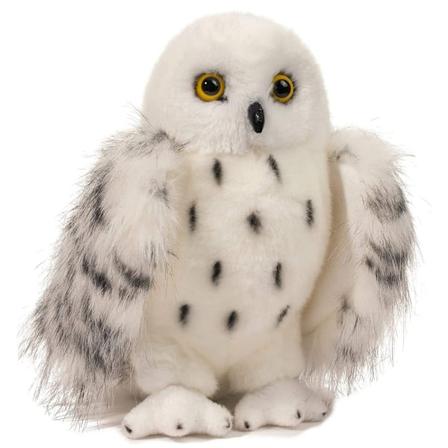 Harry Potter - Hedwig Hvit Ugle Plysjleke med Magnetisk Konvolutt og Display 20cm - S