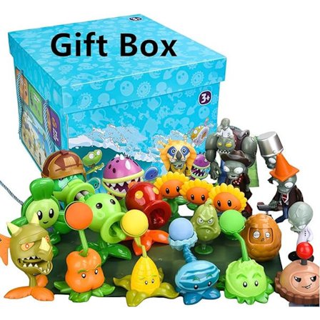 Nya Roll PLANTER VS ZOMBIES 2 PVZ Leksaker Komplett Set Present till Pojkar Förpackade Barn Dockor Actionfigur Modell Presentkort 22 roll set