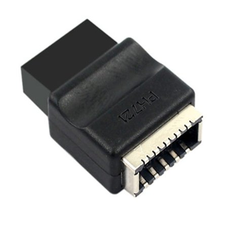 Bundkort USB2.0 9Pin til Type Front Connectors Konvertere Header Adapter