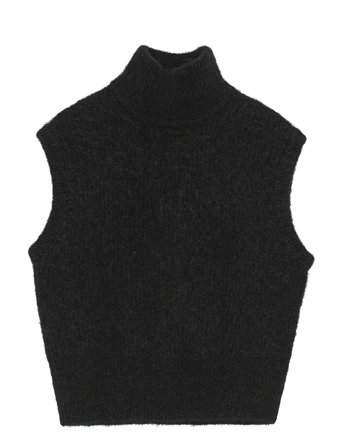 Crew Neck Vest Black REMAIN Birger Christensen