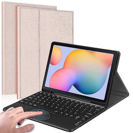 Avtagbart Bluetooth-tangentbord med pekplatta och S Pen-hållare för Samsung Galaxy Tab S6 (SM-T860/T865/T867)