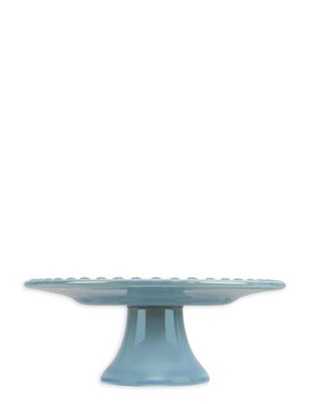 Daisy Cakeplate Small 22 Cm Home Tableware Serving Dishes Cake Platters Blå PotteryJo