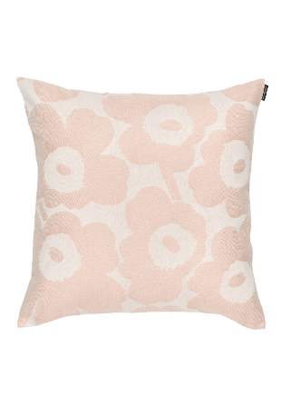 Marimekko Pieni Unikko Cushion C. 47X47 Sovrum Rosa ONESIZE