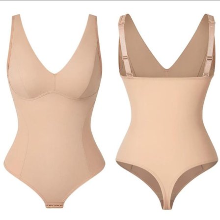 Bodysuit Shapewear Laihdutusalusvaatteet NUDE S