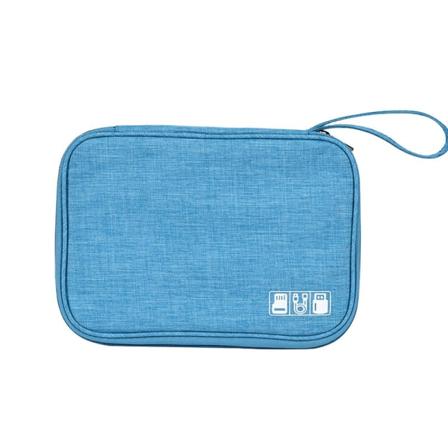 Elektronisk arrangør Liten Reisekabel Arrangør Bag Lake blue