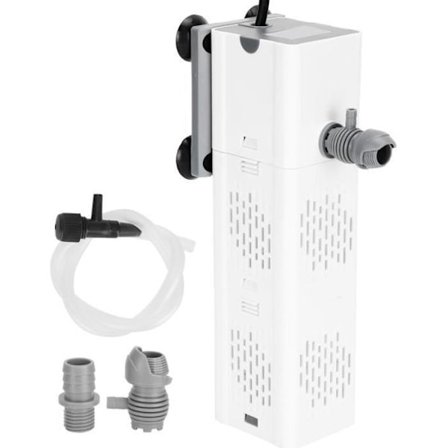 RisingFF Akvariefilter - Støjsvag - 4 i 1 - 500 l/t