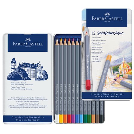 Goldfaber Aqua Watercolour Pencil 12-set