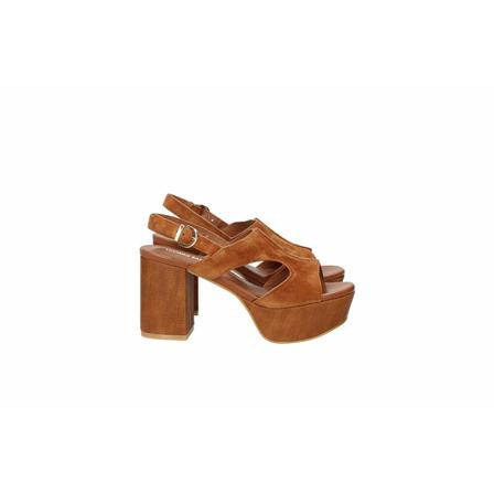 Luciano Barachini, High Heel Sandals Brązowy, Kobieta, Rozmiar: 37 EU