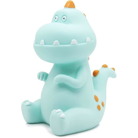 Dinosaurie Sparegris (Blå), Knusesikker T-Rex Sparegris, Første Sparegris, Bedste Julefødselsdag til Børn Drenge Piger Boligindretning