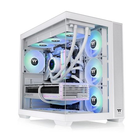 Thermaltake View 380 TG ARGB Mid Tower Chassis Snow White