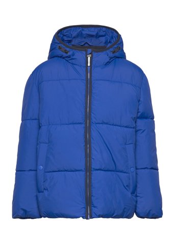 Puffer Jacket Fôret Jakke Blå Tom Tailor*Betinget Tilbud