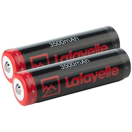 Lafayette Batteri 18650 3500mAh 3,7V 2-pakk