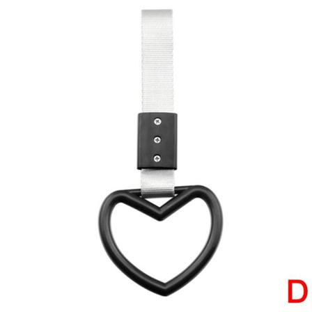 Tsurikawa Ring Hjärta Tåg Buss Handtag Hand Strap Drift Charm Str