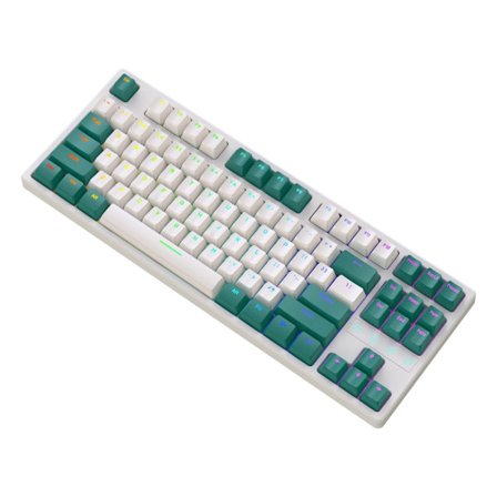 K87 Trådlöst Mekaniskt Gamingtangentbord RGB 3-lägen TypeC 2.4G- Bluetooth-kompatibel5.0 Trådlöst Tangentbord 87 Tangenter Hotswap