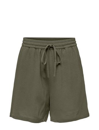 Onlnova Lux Kenza Shorts Solid Ptm Shorts Casual Shorts Kakigrønn ONLY*Betinget Tilbud