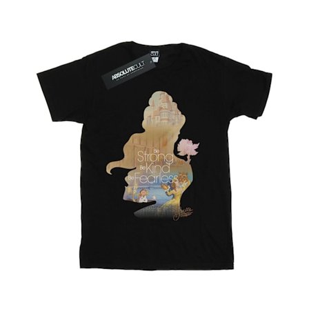 Disney Princess Womens/Ladies Belle Filled Silhouette Cotton Bo