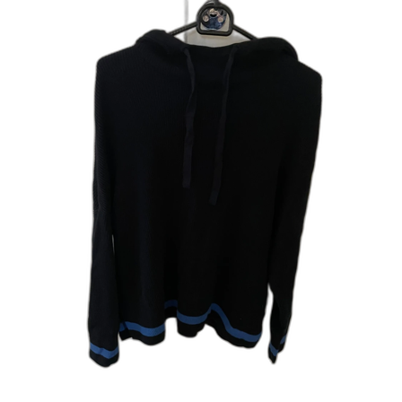 Svart stickad hoodie från marc o polo