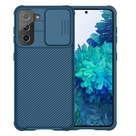 Samsung Galaxy S21 - Nillkin Camshield Pro Skal - Blå Blue Blå