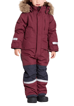 Didriksons Björnen Kids Coverall Ytterplagg Unisex Röd 120