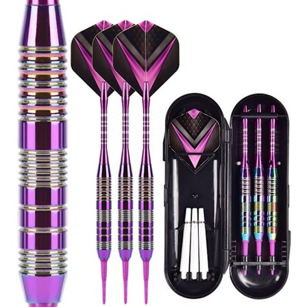 Dart Elektroninen darttitaulu nylonkärjillä 20g, pehmeä kärki, 3 alumiinia
