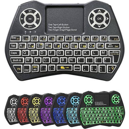 1 stk Mini trådløst tastatur, 2.4GHz mini ergonomisk fransk