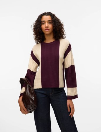Vero Moda | Vmgigi Ls O-Neck Pullover Lcs Rep | S