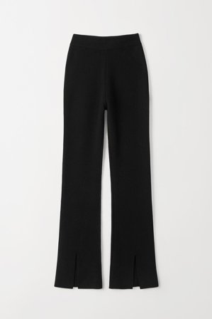 Soft Goat - Split Pants - Women cashmere pants - L - Black