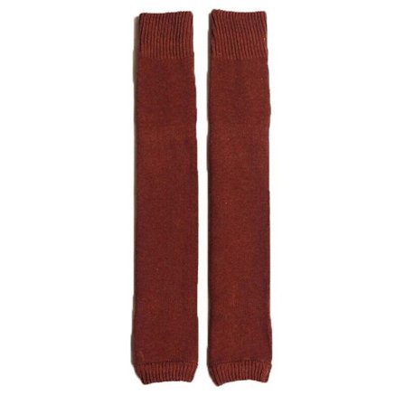 Lange støvlesokker benvarmere BRUN