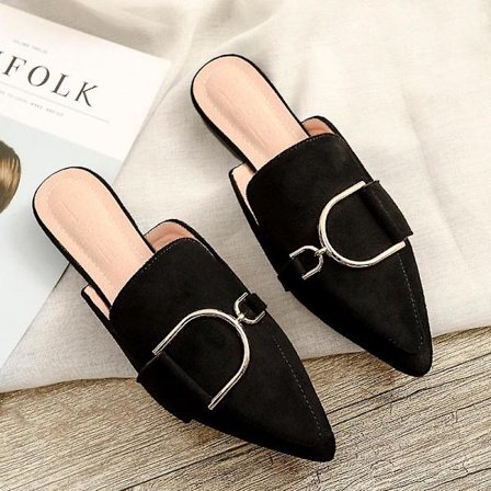 Kvinna Mules Plattform Tofflor Sandaler