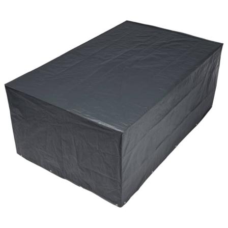 Nature vidaXL Överdrag för rektangulärt trädgårdsbord 170x130x70 cm grå