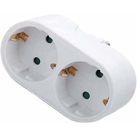 Europeisk Konverteringskontakt, Europeisk Typ Konverteringskontakt 1 till 2 Vägs Internationell Strömadapter 16a 250v Adapter
