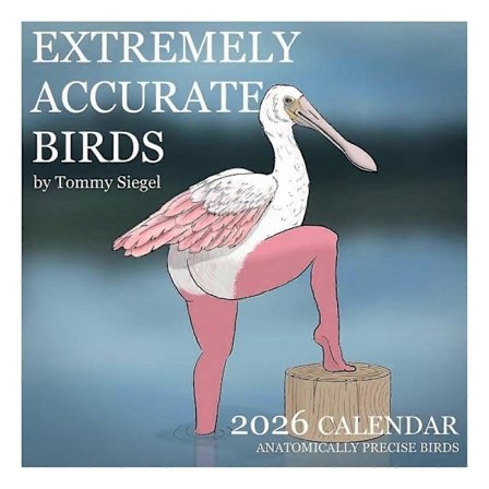 Erittäin tarkkojen lintujen kalenteri 2026 - 12 kuukauden seinäkalenteri lahjaksi luonnonystäville