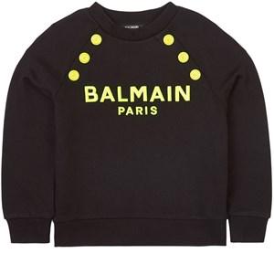 Kids - Balmain Black Logo Sweatshirt 8 years - Jumpers and knitwear - 8 years - Black - Mädchen