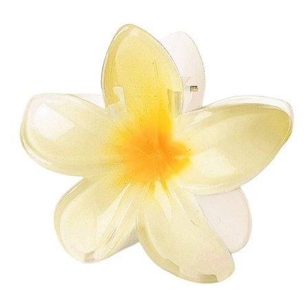 Sterk hårklemme med blomstermønster, vår-tema, assorterte farger, styling-essensielt