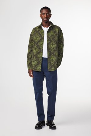 NN.07 Wilhelm Chino Herren Blau Lyocell