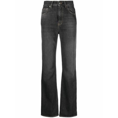 Golden Goose, Straight Jeans Zwart, Dames, Maat:W27