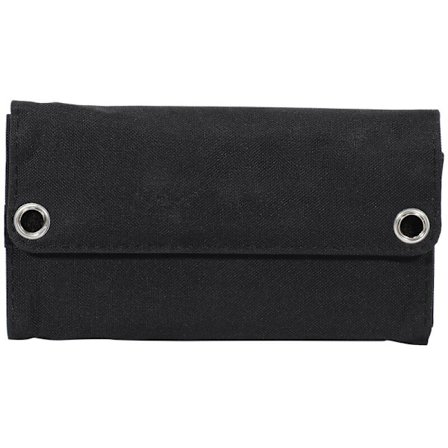 7W Solcellsladdare Solpanel Camping Resor Bärbar Utomhus Fällbar För Mobiltelefon Surfplatta Kits USB Batteriladdningskit Svart