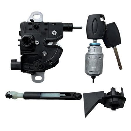 Auton konepellin lukon korjaussarja kahdella avaimella 4M5AA16B970 Focus MK2 2004-2012 1355231 4895285