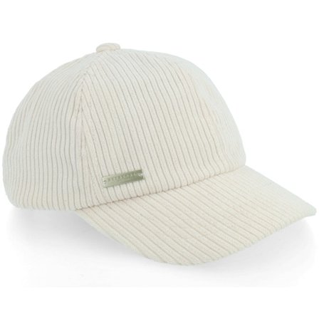 Seeberger - Weiss unconstructed Cap - Corduroy Baseball Cap Off-white Dad Cap / Unconstructed @ Hatstore