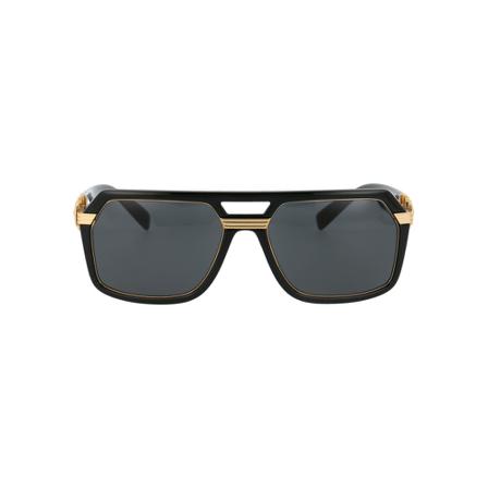 Versace Vintage Icon Pilot Solbriller Sort, Herre Solbriller, Størrelse: ONE Size