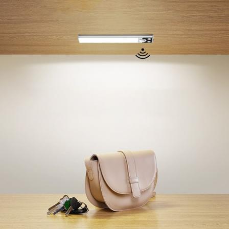 LED-skabsljus, USB-genopladelig trådløs LED-bevægelsessensor skablampe, LED-belysning Køkkenunderskab Natlys Skab Trappe Ganglampe Neutral light