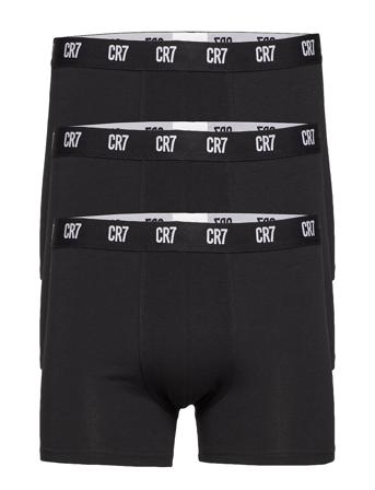 Cr7 Main Basic, Trunk, 3-Pack Boxershorts Sort CR7